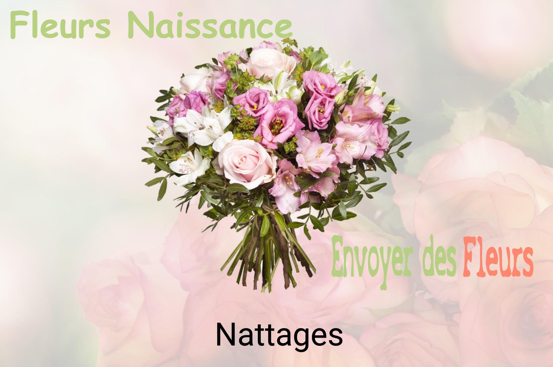 Bouquet de fleurs de naissance livré à Nattages
